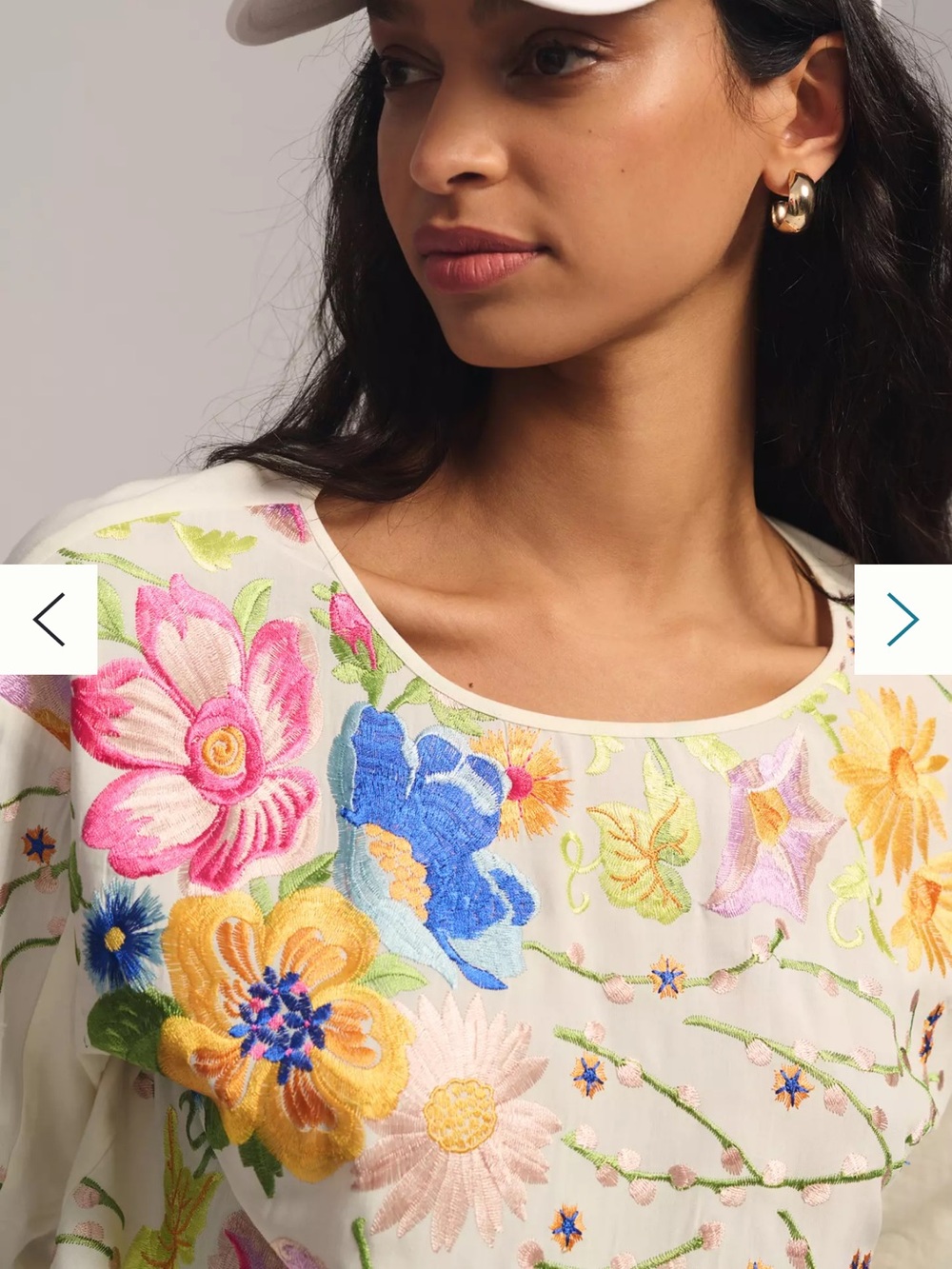 Anthropologie Tiny Lori Embroidered Colorful Top size XL - Picture 6 of 14